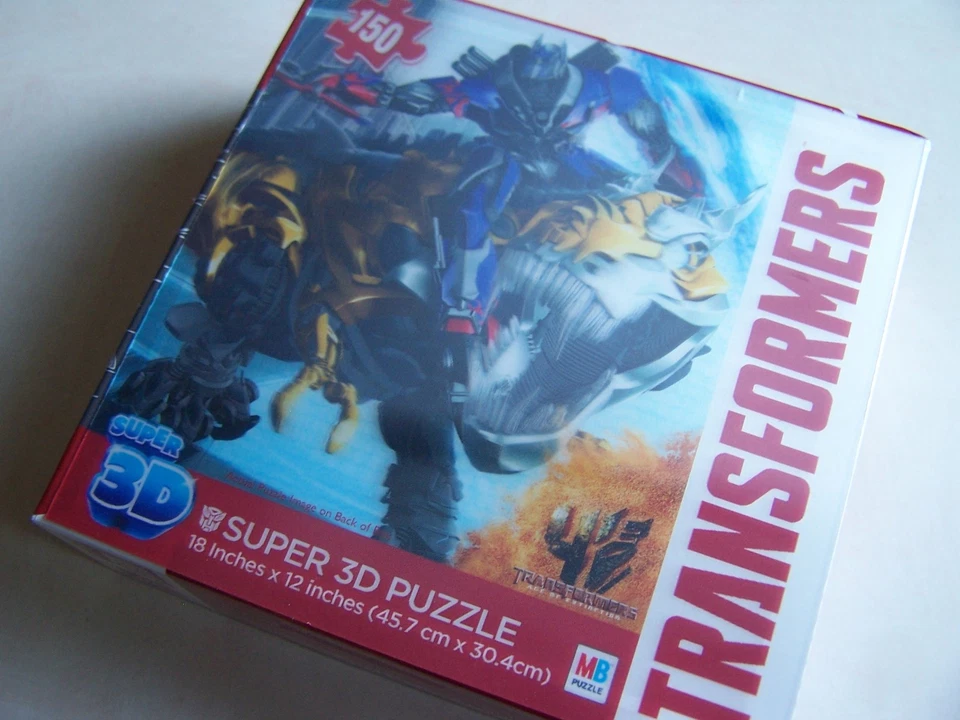 TRANSFORMERS Super 3D Puzzle 18"X12" 150 Piece - NIB, never opened  - Image 1 of 4