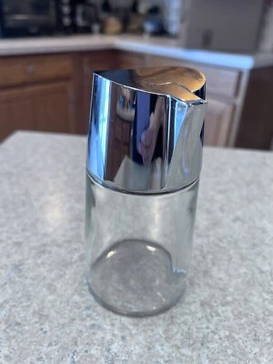 Vintage Bloomfield Restaurant Sugar Glass With Chrome lid Dispenser EUC - Image 1 of 4
