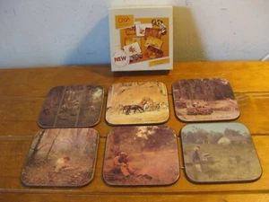 Vintage Boxed Set Coasters (Casa) Artistic Impressions Of Australia (New) - Picture 1 of 15