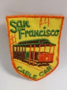 San Fransico California Cable Car Sew On Patch - Picture 1 of 4