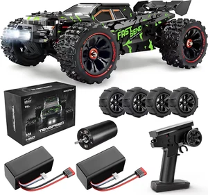 1/14 Brushless RC Auto per Adulti Veloce 50+ Mph, RC Camion 4X4 Fuoristrada Impermeabile - Foto 1 di 12