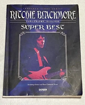 Libro de pestañas vocales Ritchie Blackmore Super Mejor banda partitura Japón guitarra bajos Foto 1 de 4