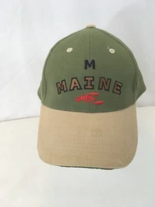 Berretto da baseball Vacationland M Maine rosso aragosta verde taglia unica - Foto 1 di 7
