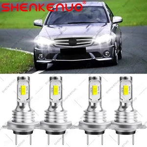 Para Mercedes-Benz C250 C300 C350 - 4x faros combinados de haz alto y bajo bombillas LED - Imagen 1 de 12