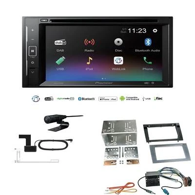 Pioneer Autoradio Bluetooth DAB DVD für Seat Exeo ab 2009 anthrazit ohne Canbus - Bild 1 von 4