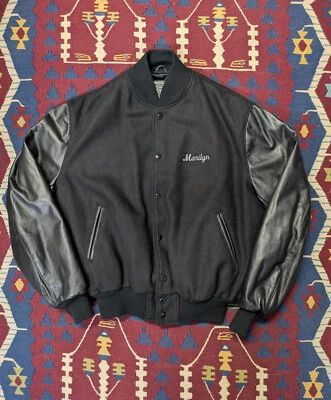 VTG Golden Bear Varsity Wool & Leather Jacket, XL, Letterman Jacket, Made In USA - Image 1 of 4