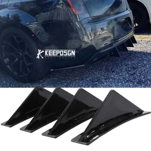 Rear Bumper Diffuser Shark Fin Spoiler Lip Splitter For Toyota Corolla LE 20-23 - Bild 1 von 12