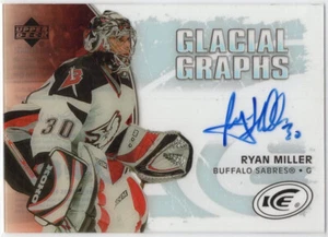 * 2005-06 Upper Deck Ice - Glacial Graphs #GG-RM - RYAN MILLER - Picture 1 of 2