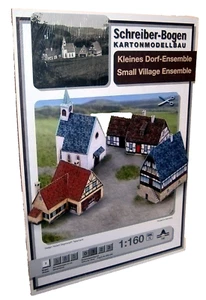 + KARTONMODELLBAU Kleines Dorf-Ensemble SCHREIBER-BOGEN 740 Spur N Bastelbogen - Bild 1 von 1