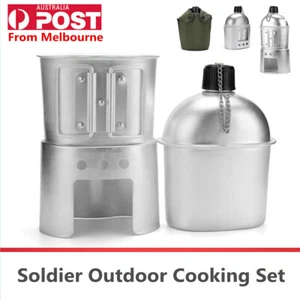 Soldier Military Kettle Pot German Bivouac Mess Kit For Outdoor Camping Hiking - Bild 1 von 10