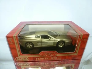 MIRA 6144 FERRARI 512 TESTA ROSSA 1991 - SILVER METALLIC 1:18 - GOOD IN BOX - Imagen 1 de 8