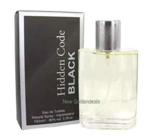 Hidden Code Black Men's Perfume EDT gents Fragrance Aftershave EDP 100ml - Picture 1 of 2