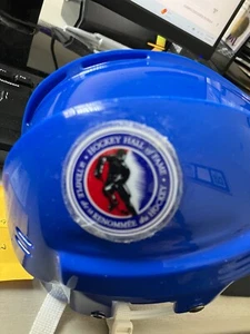 Hockey Hall Of Fame Mini Helmet (Emblem was coming off, had to glue it) - Picture 1 of 1