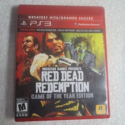 Playstation 3 Red Dead Redemption Game of the year edition - Authentic - Image 1 of 4