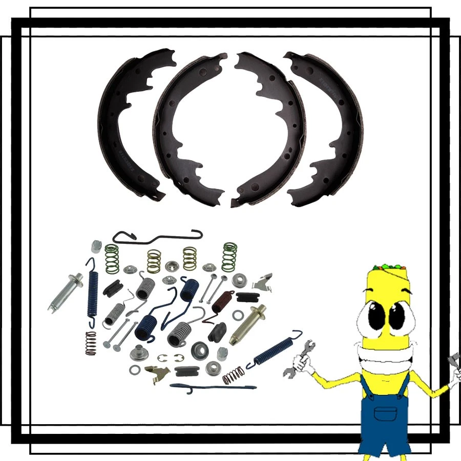 Kit de herrajes y ajustadores de zapata de freno trasero para Chevrolet K10 Suburban 1968-1970 Foto 1 de 1