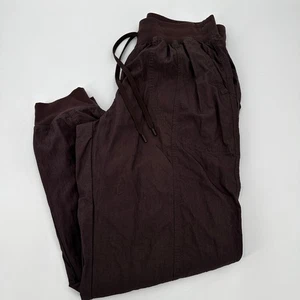 CALLA Women's Brown Jogger Pants Drawstring Waist Ribbed Cuffs Size M - Picture 1 of 12