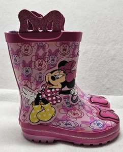 Disney Junior Minnie Mouse & Daisy Duck Toddler Girls' Rain Boots Size 7-8/New - Picture 1 of 11