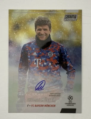 Thomas Müller   🇩🇪 2021-22 Topps Stadium ClubChrome - Auto 🇩🇪 Bayern München - Bild 1 von 2