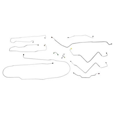 1971 Chevrolet GMC K10 K15 Shortbed Complete Power Disc Brake Line Kit Set OE - Image 1 of 4