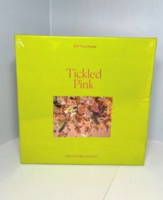 2021 Piecework Puzzles Tickled Pink 500 Piece Jigsaw Puzzle Flowers Fruits Rose  - Image 1 of 3