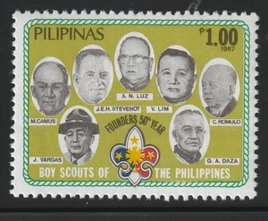 Philippinen 1987 Sc # 1890 Natl. Pfadfinder MNH OG - Bild 1 von 1