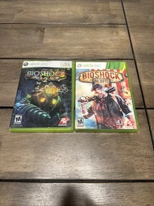 Bioshock 2 & Bioshock Infinite Bundle (Microsoft Xbox 360) Lot - Tested! - Picture 1 of 14