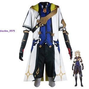 Genshin Impact Albedo Cosplay Kostüm komplettes Outfit Halloween Performance Spiel - Bild 1 von 11