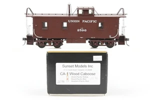 O Brass Sunset Models 3rd Rail UP Union Pacific CA-1 Wood Caboose Factory Paint - Picture 1 of 15