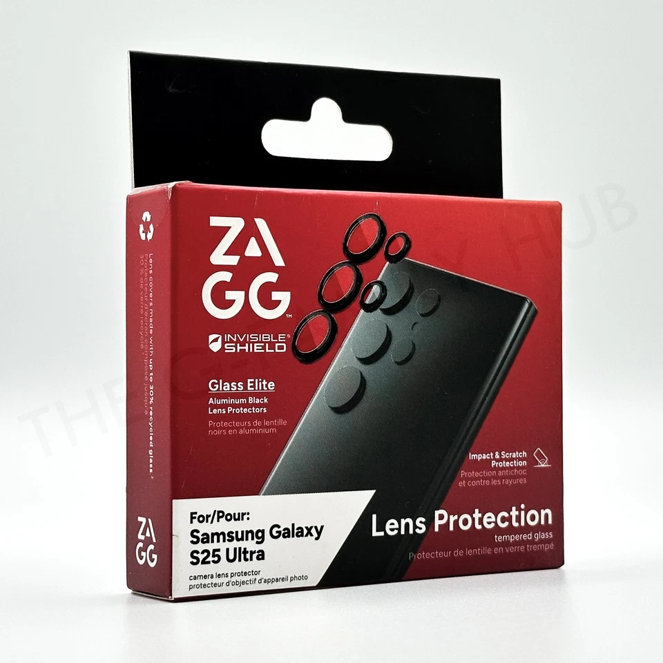 ZAGG InvisibleShield Glass Elite Lens Protector For Galaxy S25 Ultra - OPEN BOX