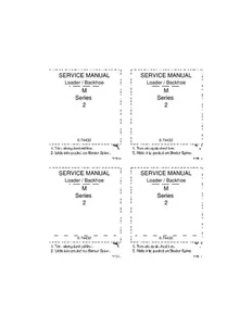 CASE 580M 580M TURBO 580 SUPER M 580 SUPER M+590 SUPER M SERIES 2 SERVICE MANUAL - Picture 1 of 1