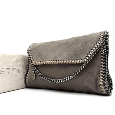 Bolso de Hombro Stella Mccartney Imitación Cuero Falabella Auténtico Gris Mujeres Reino Unido 127854 Foto 1 de 4