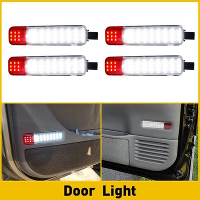 4PCS Front Rear Door Light LED Inside White Fit Cadillac Red Escalade 1999-2006 - Image 1 of 4