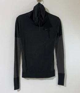 NIKE DRI-FIT INFINITY EMBUDO CUELLO LARGO SUDADERA CON CAPUCHA MUJER TALLA XS NEGRO - Imagen 1 de 13