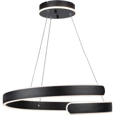 Artcraft Lighting AC7619BK Sirius LED 19.75 inch Black Chandelier Ceiling Light - Image 1 of 4