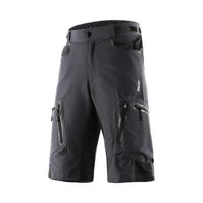 Pantalones cortos de ciclismo para hombre deportes al aire libre bicicleta de montaña pantalones cortos bicicleta MTB Foto 1 de 4