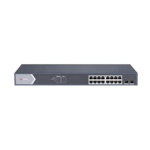 Hikvision 16-Port Gigabit PoE+ kompatibler Netzwerk Switch Sicherheitszubehör - Bild 1 von 3