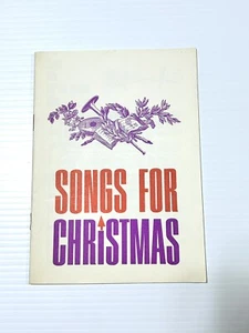 Vintage book Songs For Christmas Prudential Insurance 1965, Words & Music Sheet - Imagen 1 de 5