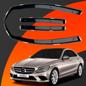 Windabweiser MERCEDES BENZ C KLASSE W205 4-TÜRER LIMOUSINE 2015-2022 HAIBAK 4tlg - Bild 1 von 9