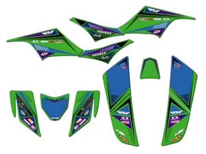Kit de Gráficos Senge Verde Senge KFX 700 SURGE todos los años compatible con Kawasaki - Imagen 1 de 7