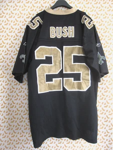 Maillot Saints Nouvelle Orléans Reebok football Americain Reggie Bush shirt - XL - Foto 1 di 8