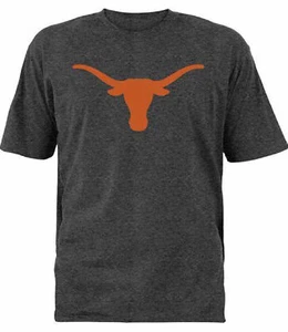 Texas Longhorns Men's Charcoal Silhouette Short Sleeve T Shirt (Small) - Picture 1 of 5