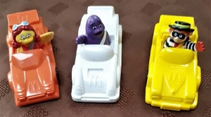 Bundle of three McDonalds "Connect-a-car" collectables from 1991 - Picture 1 of 2