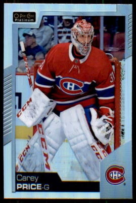 2020-21 O-Pee-Chee Platinum #9 Carey Price Rainbow - Image 1 of 2
