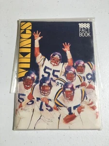 Minnesota Vikings 1988 Media Guide - Picture 1 of 2