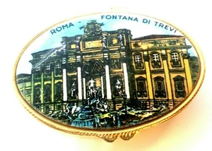 Pastillero Fuente Roma Trevi - Caja Decorativa, Hecho en Italia - Imagen 1 de 3