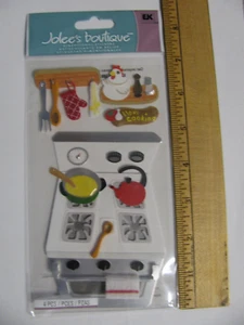 Jolee 's COOKING Stovetop Utensils Teapot I Love Cooking 4 Pieces NOS - Picture 1 of 1