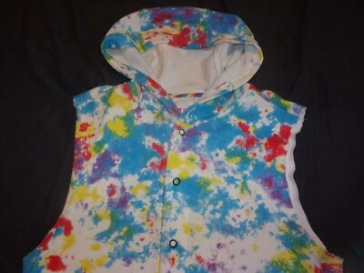 NUEVO Target Tye Dye Rainbow Sudadera con Capucha Mameluco Unisex Hombre Mujer Talla XL (B128) Foto 1 de 4