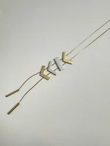 Madewell Women’s Floating Arrow Chevron Necklace 16 Inches - Picture 1 of 4