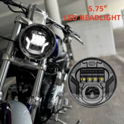 5-3/4" LED Headlight Turn Signal 5.75" For Harley Davidson Sportster XL 1200 883 - Imagem 1 de 4