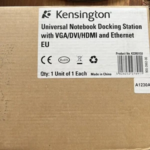 Kensington Docking Station Universal with VGA/DVI & Ethernet K33951EU - Bild 1 von 3